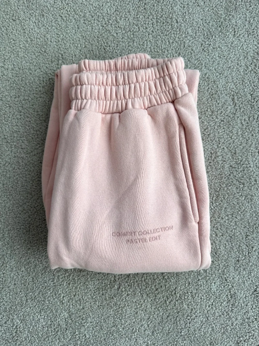 Comfrt Peach Pink Pastel Sweat Set - Picture 6 of 9